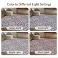 thumbnail image 7 of ODIKA 9'x12' Washable Area Rug Low Pile, Flatwoven, Purple Decorative Faded Botanical Geometric Network Pluple Lilac for Great Room, Indoor Concept, Large Living, 7 of 7