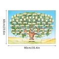 thumbnail image 3 of Home Decor Clearance Family Tree Chart Diy Gift Family Tree Diagram Handwritten to In Family Historys Canvas, 3 of 6