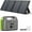 R150+40W Solar panel, variant on 122.8Wh Portable Power Station, 38400mAh LiFePO4 Battery Backup, Solar Generator with 150W AC Outlet & 6 Outputs for Home, Camping, Emergency