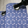 thumbnail image 4 of Ambesonne Turkish Pattern Grommet Curtain, Blue Mosaic, 50" x 54", Royal Blue Pale Blue, 4 of 6