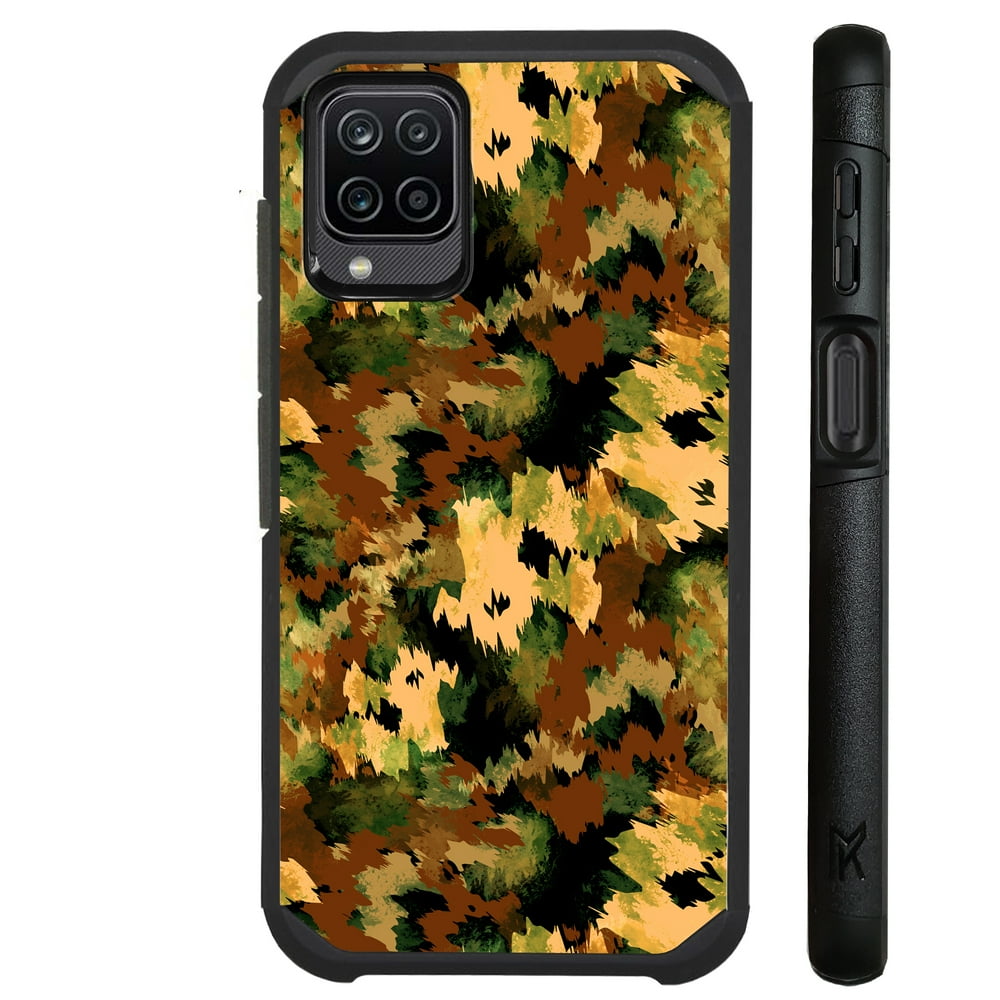Compatible with Samsung Galaxy A12 Hybrid Fusion Guard Phone Case Cover