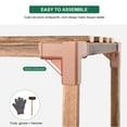 thumbnail image 3 of Support de Plantes en Bois à 6 Niveaux avec Roues, Étagère à Plantes pour Intérieur Extérieur, 3 of 7