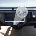 thumbnail image 4 of Hitch Cover Fits For 2-Inch Hitch,Flowers In Art With A Magical Backgroundrubber Trailer Hitch Cover Tube Plug Insert,Car Exterior Accessories, Receiver Tube Hitch Plug, 4 of 6