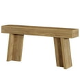 thumbnail image 7 of Tribesigns 70.9-Inch Long Console Table, Farmhouse Narrow Entryway Table Behind the Couch for Living Room,Natural, 7 of 7