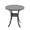Round-Black, variant on 27.5" Outdoor Dining Table, Patio Side Table for Lawn Garden Backyard, Round, Black