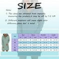 thumbnail image 2 of ZXLBBD Hoodies Dress Fall Long Sleeve Sweatshirts Button Down Drawstring Top Lightweight Dress Casual Party Evening Loose Fit Daily Wear, 2 of 4