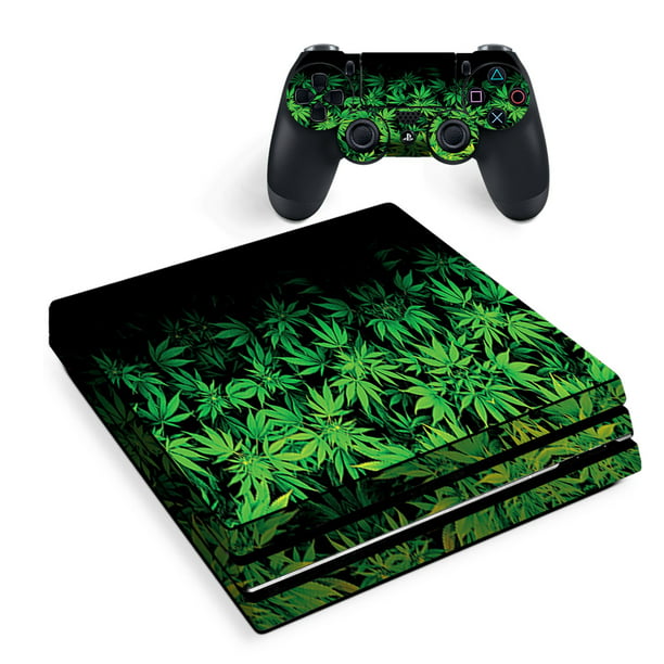 Skin Sony Pro Decal Stickers Skins Cover -weed green bud leaves - Walmart.com