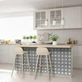 thumbnail image 6 of Mi Alma Black White Floral Peel & Stick Vinyl Backsplash Tiles 5x5, 24 pcs, 6 of 11