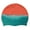 Orange white lake bl, variant on Jesscasday Women Man Flexible Silicone Pool Hat Hair Protections Swim Pool Swimming Hat Head Cover for Adult Teen Kids