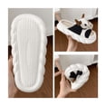 thumbnail image 3 of Pantuflas Casa Lindas Y Suaves De Vaca Blanco vaca 44-45(Fit 43-44), 3 of 3