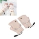 thumbnail image 5 of Guantes Térmicos USB Manoplas Hombres Mujeres Invierno Tejidos Sin Dedos Calentadores De Manos Guantes Térmicos Para Trabajo De Oficina, 5 of 7