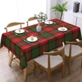 thumbnail image 2 of Rectangle Table Cloth, Gallant Clan Nisbet Nesbitt Tartan Plaid Resistant Washable Tablecloth Decorative Table Cover for Dining, Indoor and Outdoor, 2 of 6