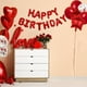thumbnail image 2 of Set de globos de aluminio WEIKA de 27 unidades, color rojo, para decoración de cumpleaños, 2 of 6