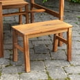 thumbnail image 6 of Martha Stewart Kids Outdoor Craft Table and 2 Bench Set: Acacia Wood Activity Desk w/ Crate, Caddy, and Storage Shelves | Kids Play & Picnic Table w/ Benches for Backyard, Patio, Outdoor Classrooms, 6 of 9