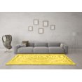 thumbnail image 3 of Ahgly Company Machine Washable Indoor Rectangle Persian Yellow Traditional Area Rugs, 2' x 4', 3 of 4