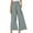 Gray, variant on Womens Wide Leg Pants Casual Loose Yoga Sweatpants Comfy Women Casual Solid Cotton Linen Drawstring Elastic Waist Long Wide Leg Pants