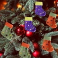 thumbnail image 3 of 6pcs Botones Decoración Decoraciones navideñas Almacenamiento Decoraciones colgantes Calcetines de Navidad Regalos, 3 of 9