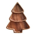 thumbnail image 3 of Christmas Tree Shaped Dish 3 Girds Snack Plate Partitioned Dinner Plate Dessert Serving Dishes for Wedding Dinner Table Decor, 3 of 7