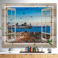 thumbnail image 2 of Design Art - Fenêtre Ouverte sur le Littoral Bleu, 2 of 5