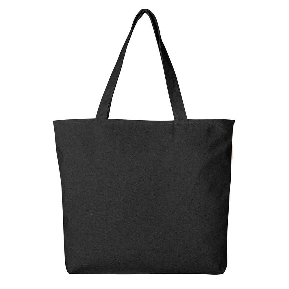 Heavy Duty Canvas Tote Bag with Zipper Closure | TG261 - Set of 6 ...