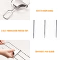 thumbnail image 6 of Deago 3 Pcs Skewers for Grilling- 14 Inch 3-prong Flat Stainless Steel BBQ Skewer with Push Bar- Reusable Metal BBQ Kabob Skewers Sticks, 6 of 8