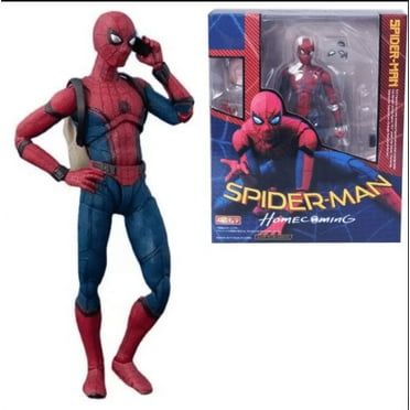 Guvpev Spider Hero Man Homecoming - 6" Spider Hero Man Action Figures PVC Collectible Toys - Superhero Movie Merch Gifts for Kids & Adults