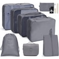 thumbnail image 1 of 7/8/10 pcs Packing Cubes Set for Travel, Packing Organizers Bags Set with Toiletries Bag for Luggage Suitcase - Lightweight Travel Essential Bag, 1 of 6
