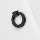 thumbnail image 5 of Tirador de puerta con perillas circulares universales para gabinetes Negro, 5 of 7