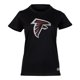 thumbnail image 1 of NFL Playera Aficionado Básica Atlanta Falcons Negro para Mujer, Talla Chica, 1 of 5