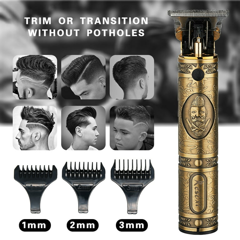 Professional Slim Hair Trimmer For Men Cordless Hair Clippers