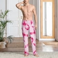 thumbnail image 6 of Lsque Breast Cancer Ribbons Awareness Print Men's Pajama Pants, Lounge Pant - Comfortable Home Wear,Elastic Waistband, Stylish Design-XX-Large, 6 of 9