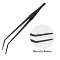 thumbnail image 3 of Unique Bargains 2 Pcs Aquarium Tweezers Stainless Steel Tweezers for Plants Pets Black 38cm/14.96 Inch, 3 of 7