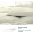 thumbnail image 5 of 1 PC Full Size Down Alternative Comforter - Microfiber 300 GSM- Lightweight Comforter with Corner Tabs(82x86, Ivory), 5 of 5