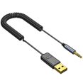 thumbnail image 1 of Adaptador Bluetooth De Audio Para Automóvil Conector De Audio De 3,5 Mm Multifuncional Usb Bluetooth 5.0 Transmisor Y Receptor Convertidor De Señal De Audio Bluetooth Portátil Para Automóvil seitruly EL010716-00, 1 of 6