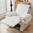 thumbnail image 1 of Nvzi Funda de sofá de felpa, funda de silla reclinable para sala de estar, fácil de instalar, lavable, protector de sofá (blanco, 65,74 x 74,8 pulgadas), 1 of 3