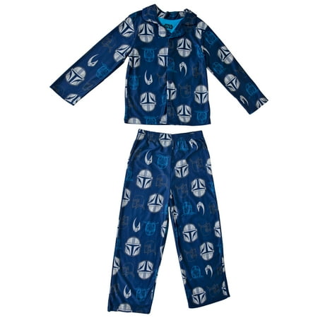 

Star Wars The Mandalorian Helmet All Over Pajama Set-Size 6