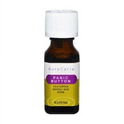 Aura Cacia Aromatherapy Essential Solutions Oil, Panic Button - 0.5 Oz, 3 Pack