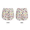 thumbnail image 3 of Cauagu Tulips Flowers Print Women's 2 in 1 Running Shorts Athletic Workout Gym Yoga Shorts Running Shorts for Women-X-Large, 3 of 7