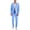 Light Blue, variant on Men's Modernfit Cotton/Linen Blend Suit Blue 38R/M37.5