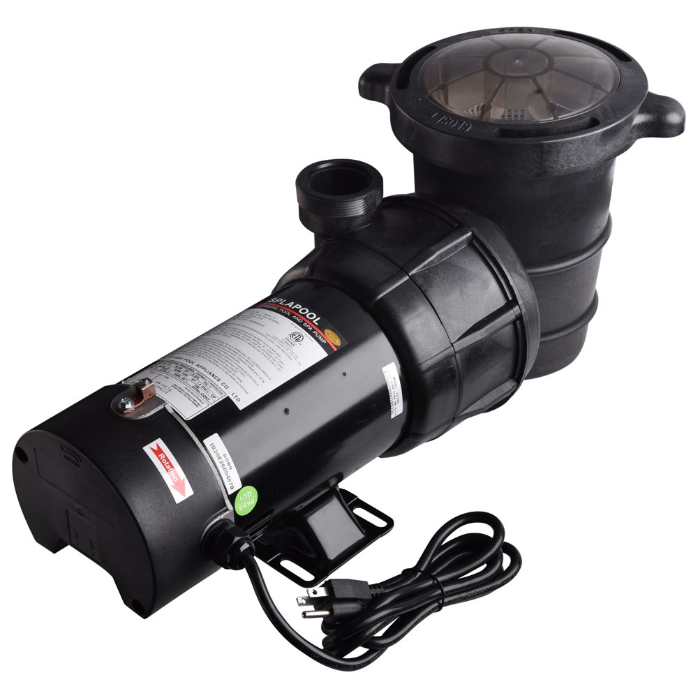 1.5 HP 4980GPH Above Ground Swimming Pool Water Pump Strainer