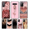 thumbnail image 2 of Love Rose Gold Style para Samsung Galaxy, S22, S21, S20, S10, S9 Plus, Ultra S20FE, 5G, S10e, A52, A12, NOTE 20, 9 Plus, 10 Lite, 2 of 4
