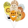 thumbnail image 3 of Decoraciones para fiestas de cumpleaños con animales de la jungla Wild One Woodland Safari Platos de papel Vasos Servilletas Globos Suministros para baby shower para niños, 3 of 5