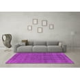 thumbnail image 3 of Ahgly Company Indoor Square Oriental Pink Industrial Area Rugs, 3' Square, 3 of 4