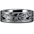 thumbnail image 4 of Birds and Branches Tungsten Carbide Ring, 4 of 11