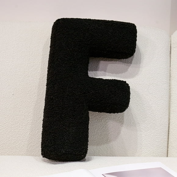 Cojines suaves con letras del alfabeto | 26 cojines decorativos con letras en inglés para sofá, cama y decoración de habitaciones | Cojines decorativos adorables para niños, salas de estar y