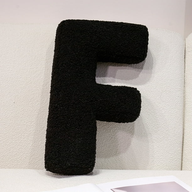 26 Almohadas con Letras, Bonitas y Suaves, Decorativas, con El Alfabeto Inglés, para Sala de Estar, Sofá, Cama, Coche.