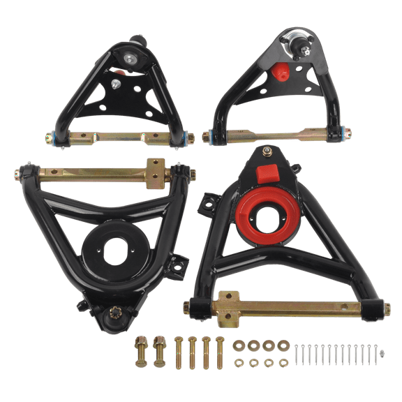 Upper and Lower Control Arm Kit for 1958-1964 Chevrolet Suspension Full-size Tubular 4 Piece