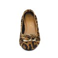 thumbnail image 6 of BLISSFUL STEP Women's Comfortable Round Toe Slip on Ballet Flats Leopard 10, 6 of 7