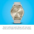 thumbnail image 3 of Reloj inteligente Garmin vívomove Trend Cream Gold de acero inoxidable, 3 of 6