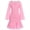 Pink, variant on IBTOM CASTLE Teen Girls Dress Graduation Dress for Girls Long Bell Sleeve Mermaid Hem Prom Bodycon Dress With Shorts Bowknot Slim Fit Dresses Homecoming Birthday Outfit 9-10 Years Black